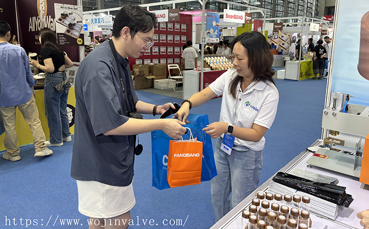 WOJIN Showcases High-Standard One-way Degassing Valves at Shenzhen Coffee Expo